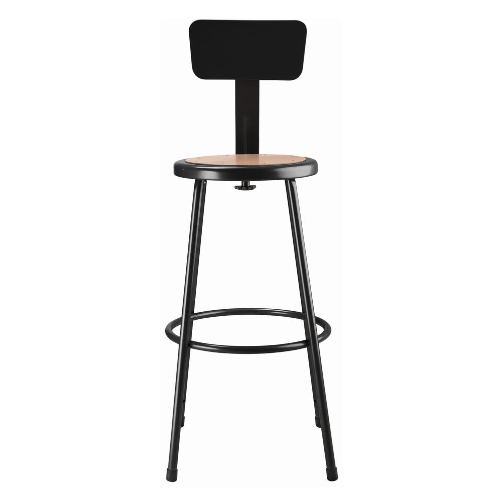 (3 Pack) NPS® 30″ Heavy Duty Steel Stool With Backrest