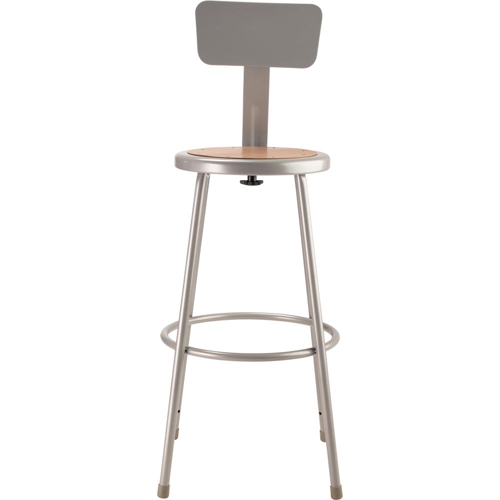 (3 Pack) NPS® 30″Heavy Duty Steel Stool With Backrest