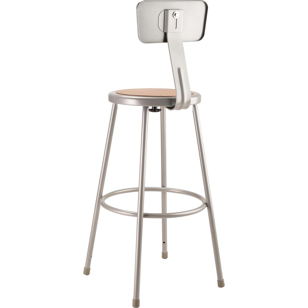 (3 Pack) NPS® 30″Heavy Duty Steel Stool With Backrest