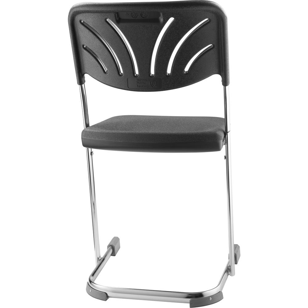 Black Seat and Chrome Frame