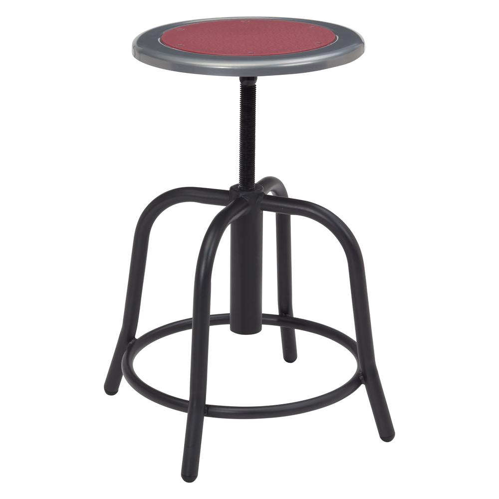 Burgundy Seat and Black Frame