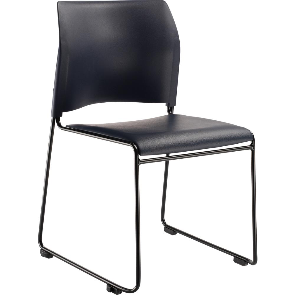 NPS® Cafetorium Plush Vinyl Stack Chair