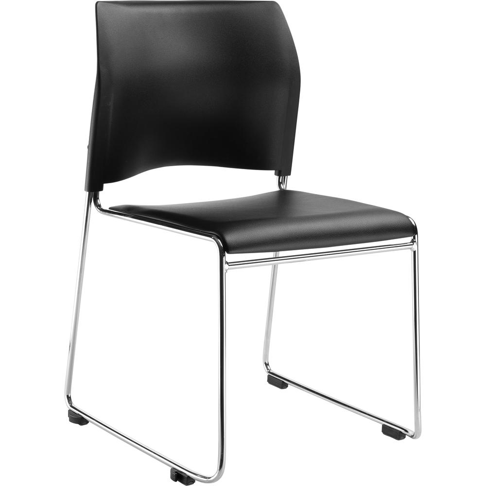 NPS® Cafetorium Plush Vinyl Stack Chair