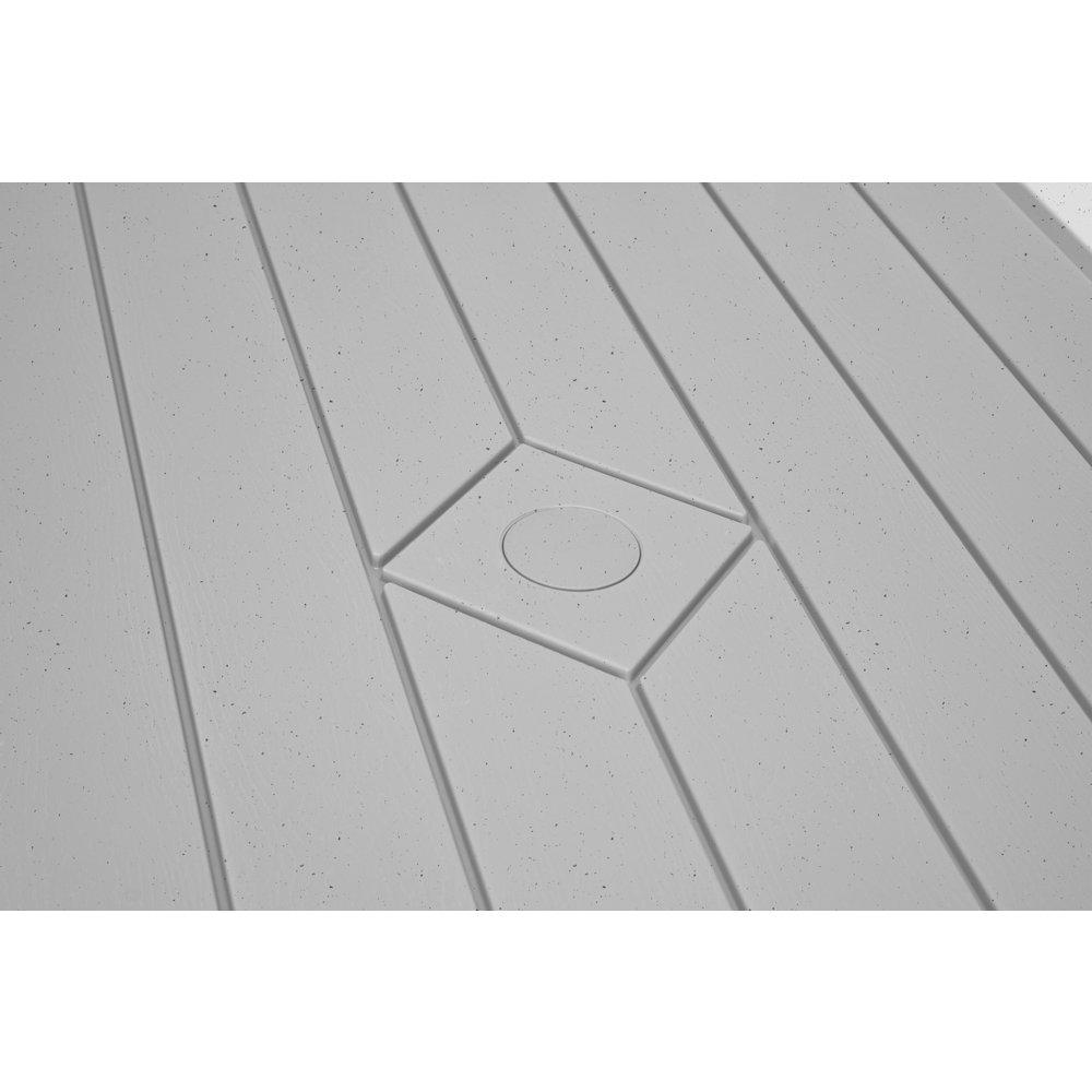 Blow Molded Picnic Table- Light Speckled Grey