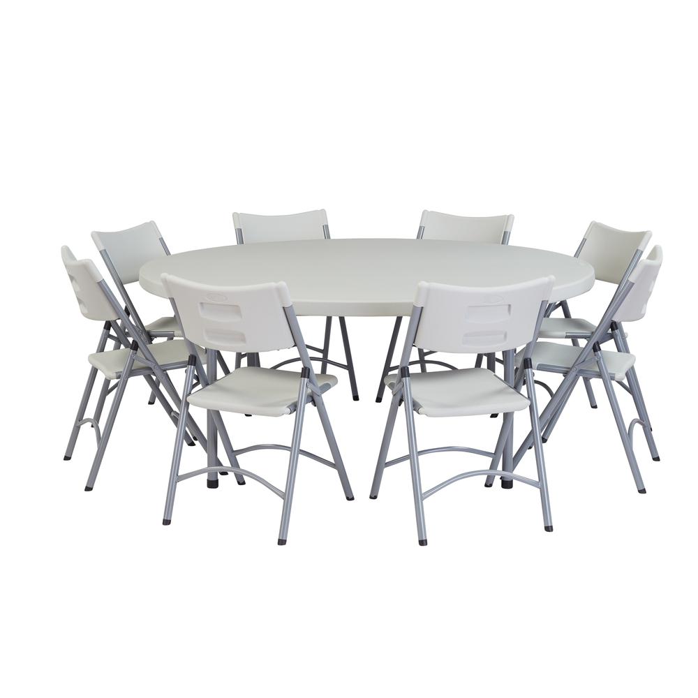 NPS® 71″ Heavy Duty Round Folding Table