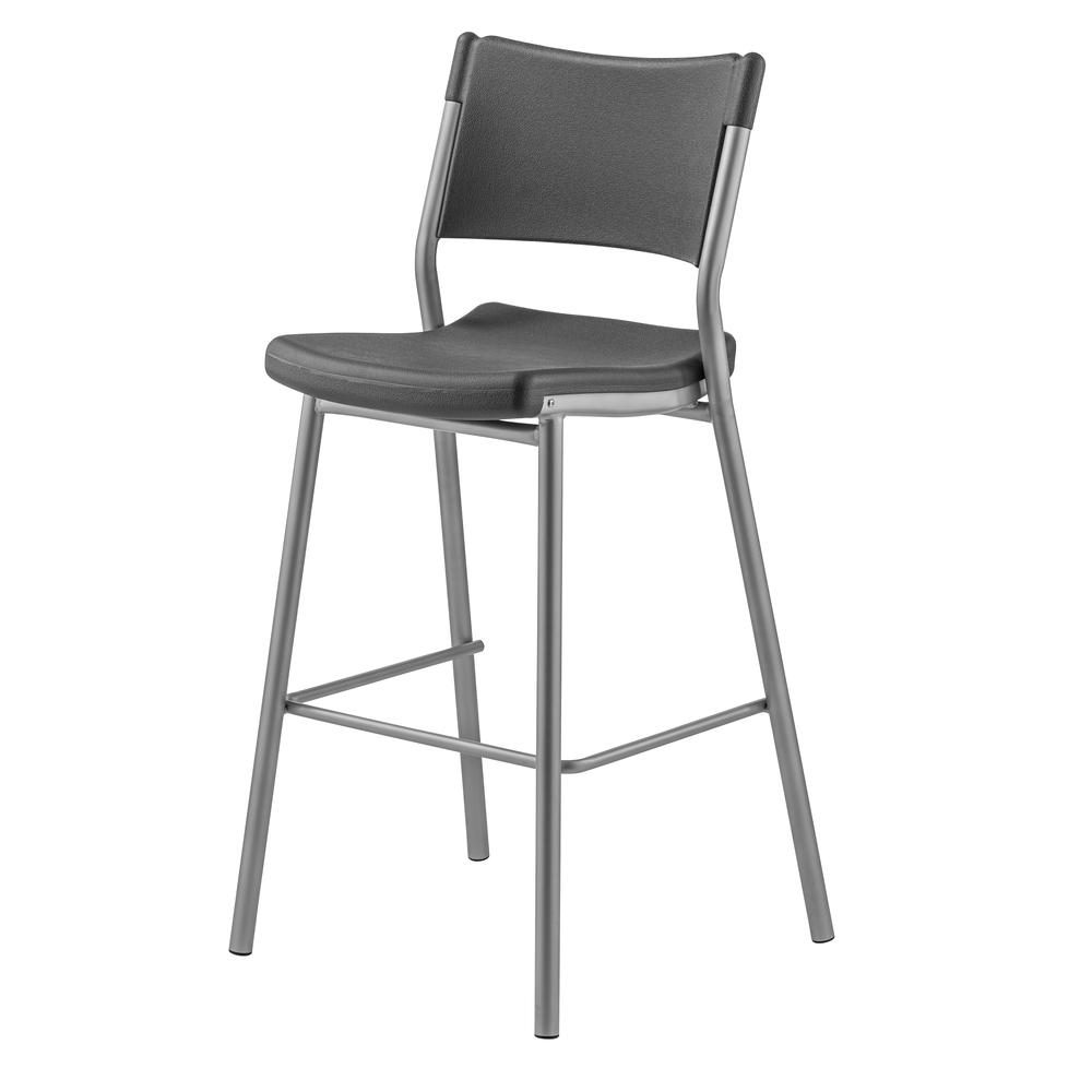 Charcoal Slate Top & Silver Frame