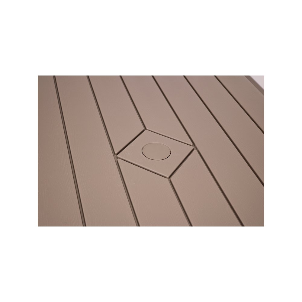 Blow Molded Picnic Table- Brown