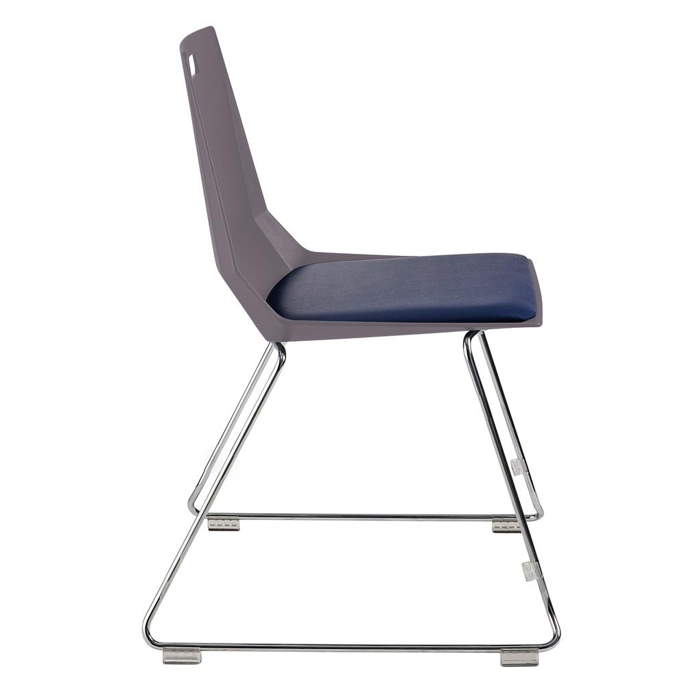 NPS® LūvraFlex Chair – Poly Back/Padded Seat -Multi