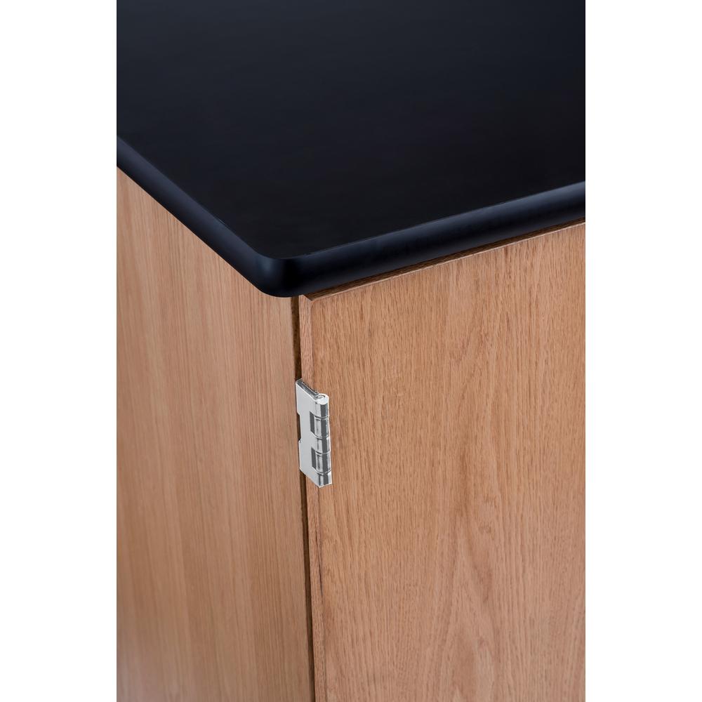 Black Top & Light Oak Frame