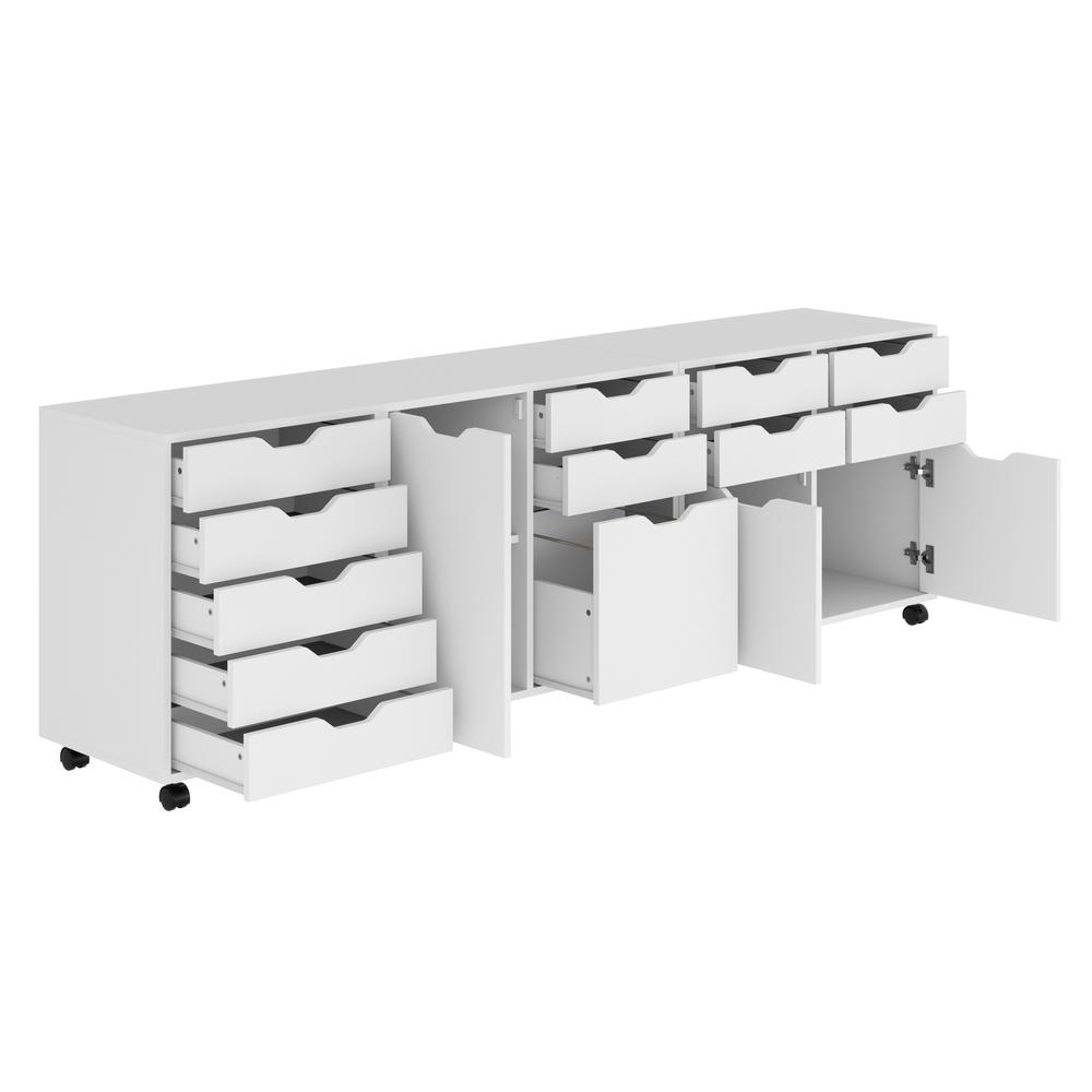 Halifax 3-Pc Cabinet Set with File Drawer