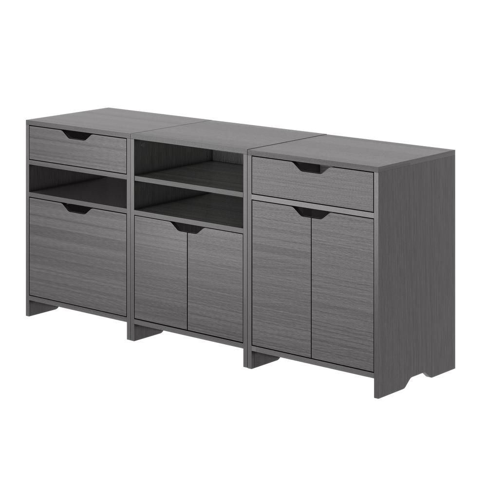 Nova 3-Pc Storage Cabinet Set