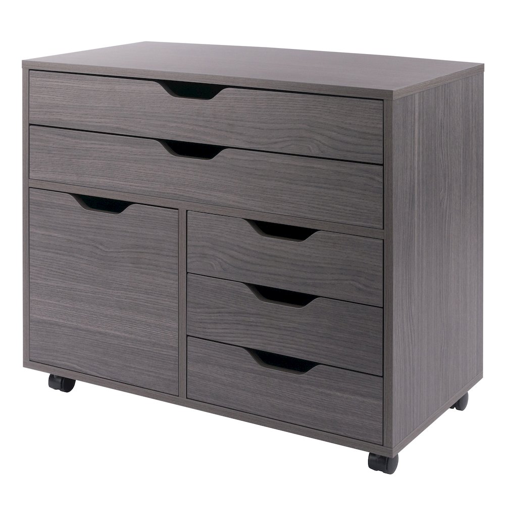 Halifax 3-Section Multi-Storage Mobile Cabinet