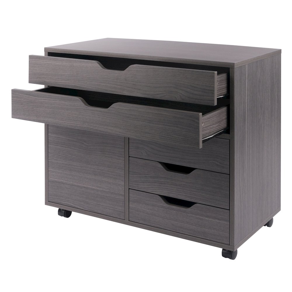 Halifax 3-Section Multi-Storage Mobile Cabinet