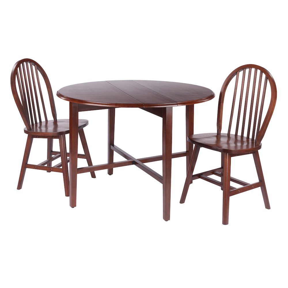 Hannah 3-Pc Drop Leaf Table with Windsor Chairs