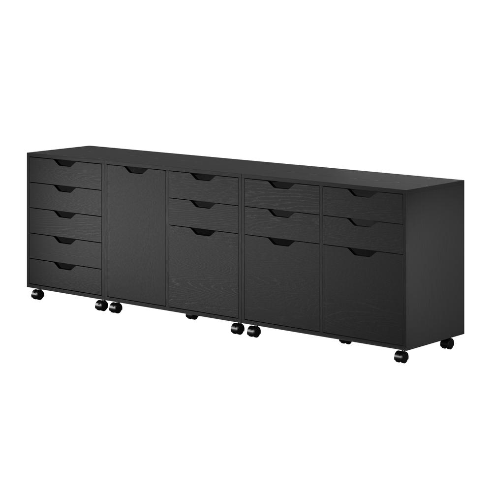 Halifax 3-Pc Cabinet Set with File Drawer