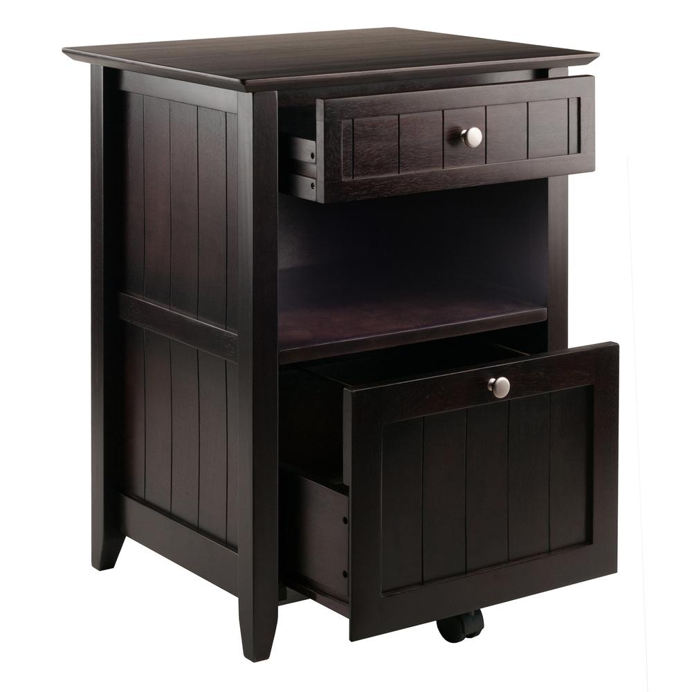 Burke File Cabinet Coffee Finish