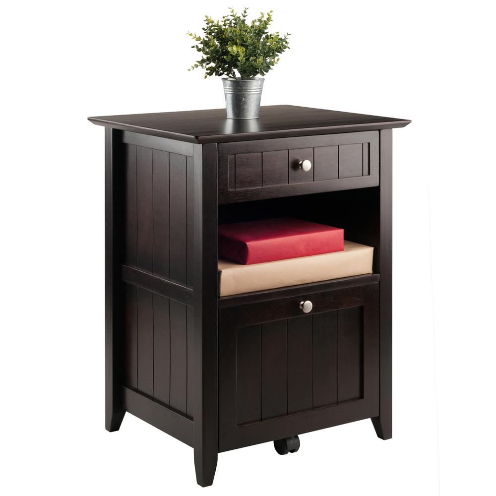 Burke File Cabinet Coffee Finish