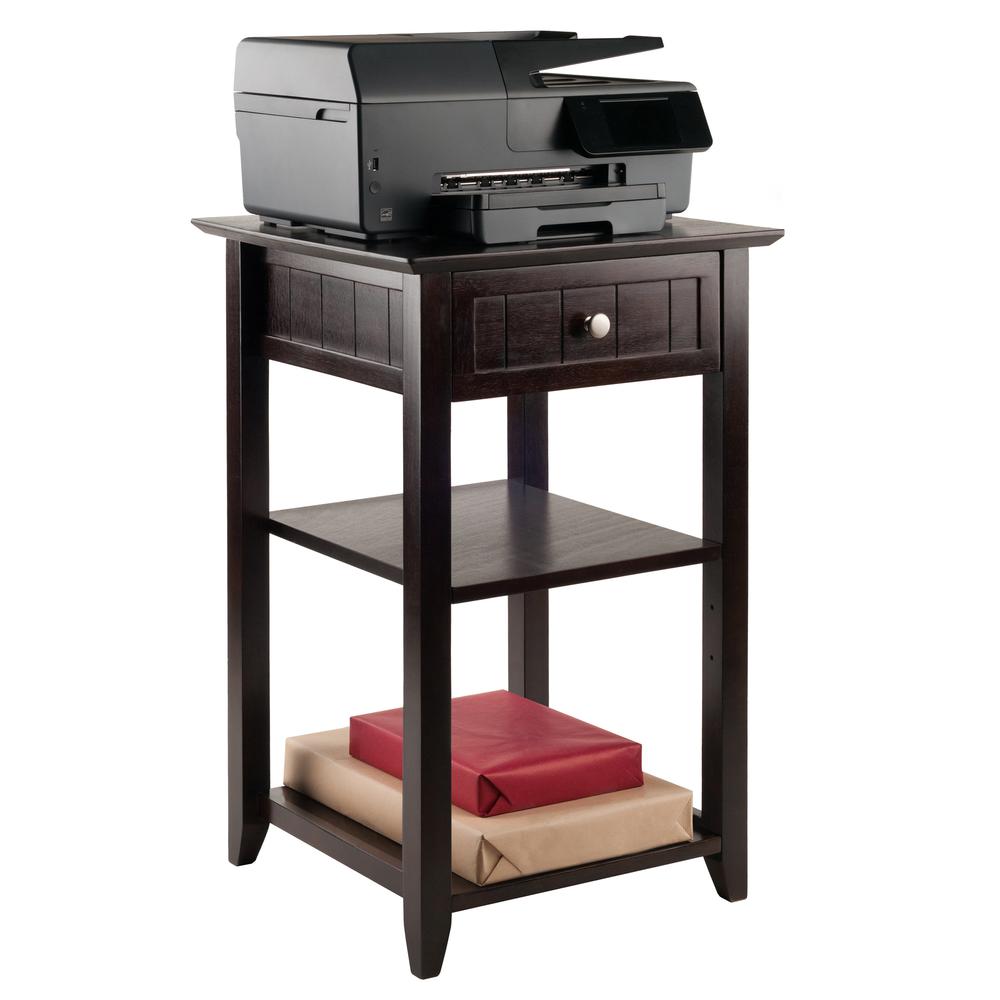 Burke Printer Stand Coffee Finish