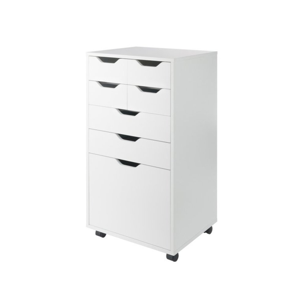 Halifax Bins & Drawers Multi-Storage Tall Mobile Cabinet