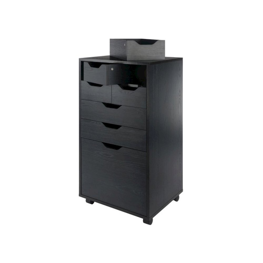 Halifax Bins & Drawers Multi-Storage Tall Mobile Cabinet