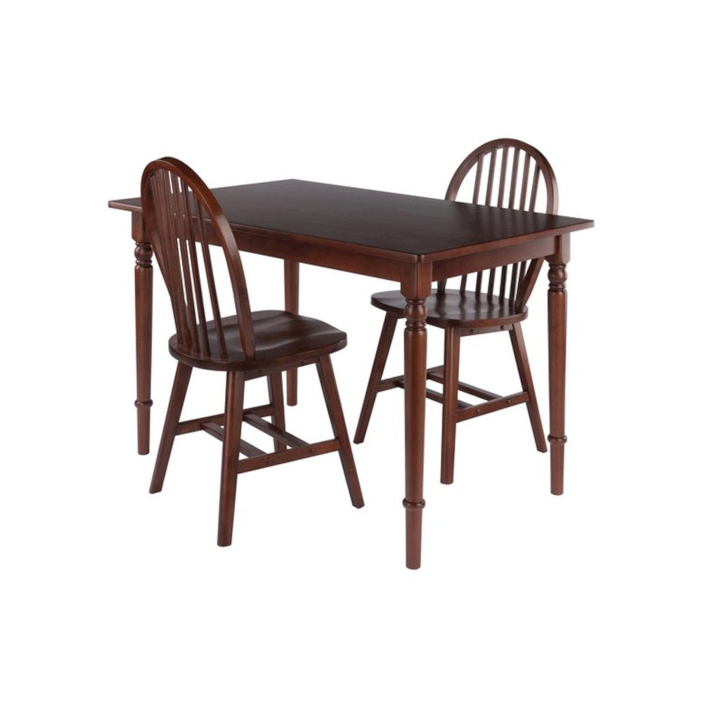 Ravenna 3-Pc Dining Table with Windsor Chairs