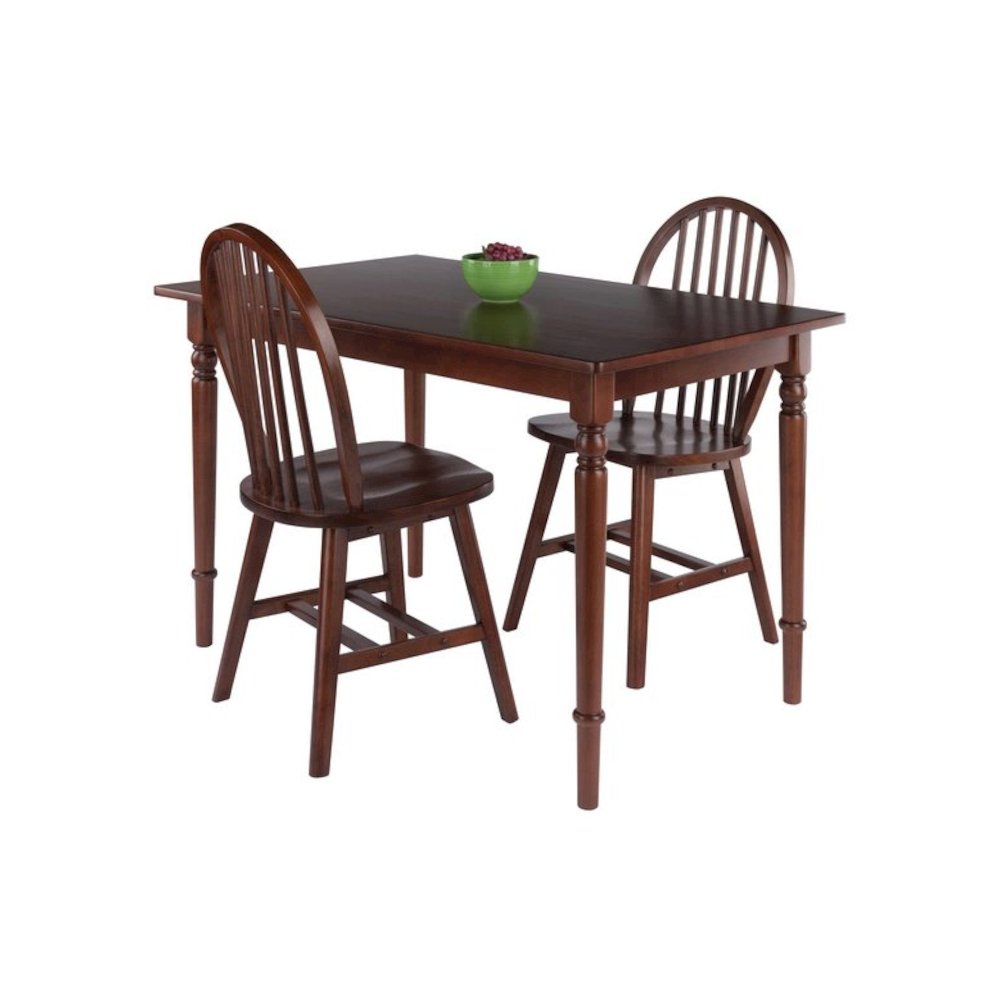 Ravenna 3-Pc Dining Table with Windsor Chairs
