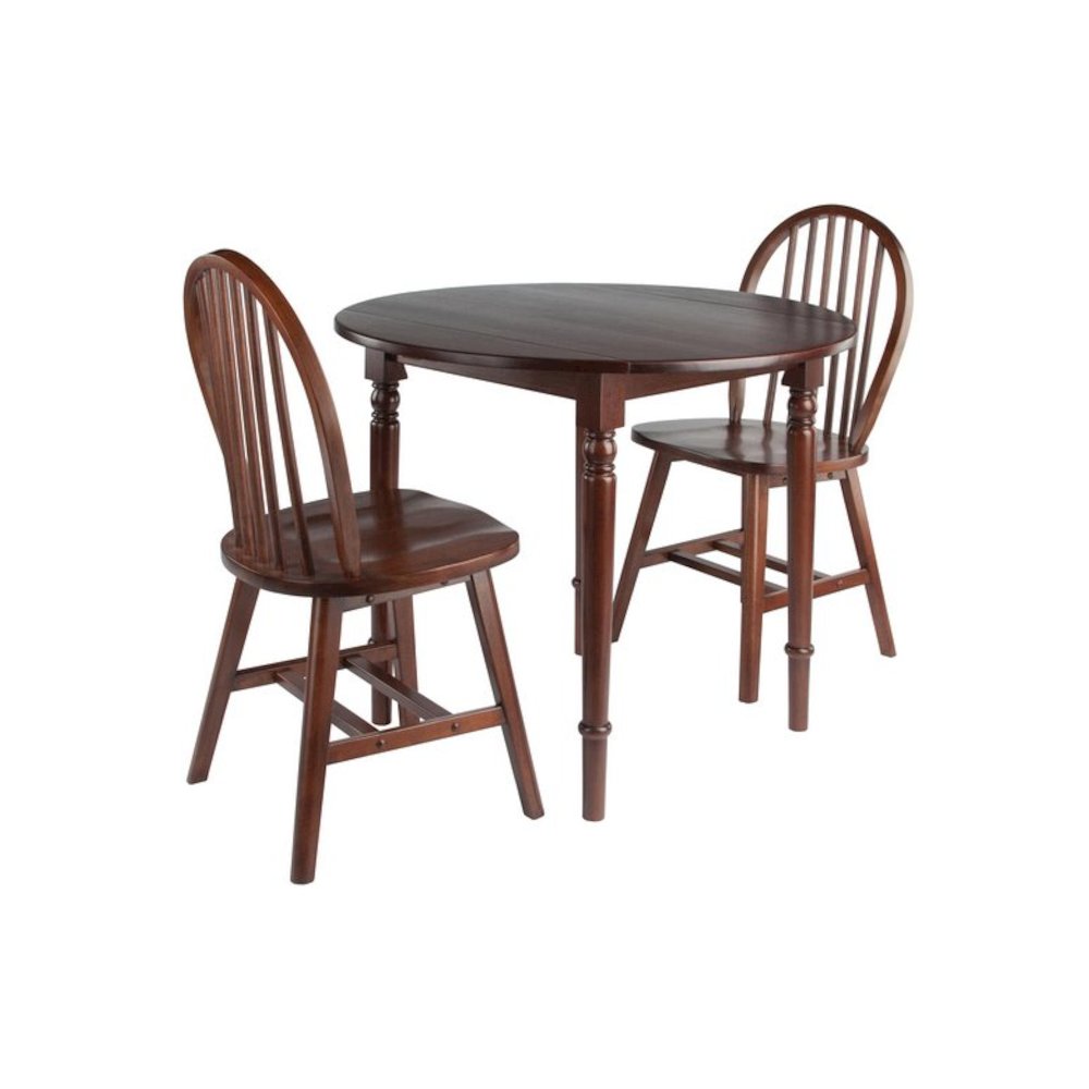 Sorella 3-Pc Drop Leaf Dining Table with Windsor Chairs