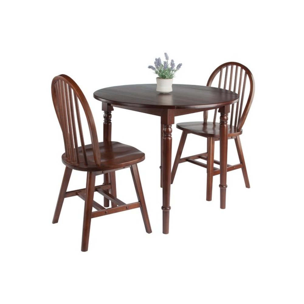 Sorella 3-Pc Drop Leaf Dining Table with Windsor Chairs