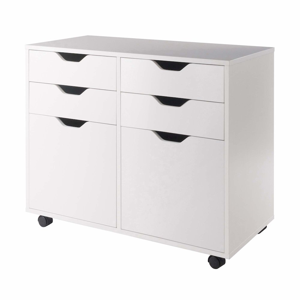 Halifax 2 Section Mobile Storage Cabinet