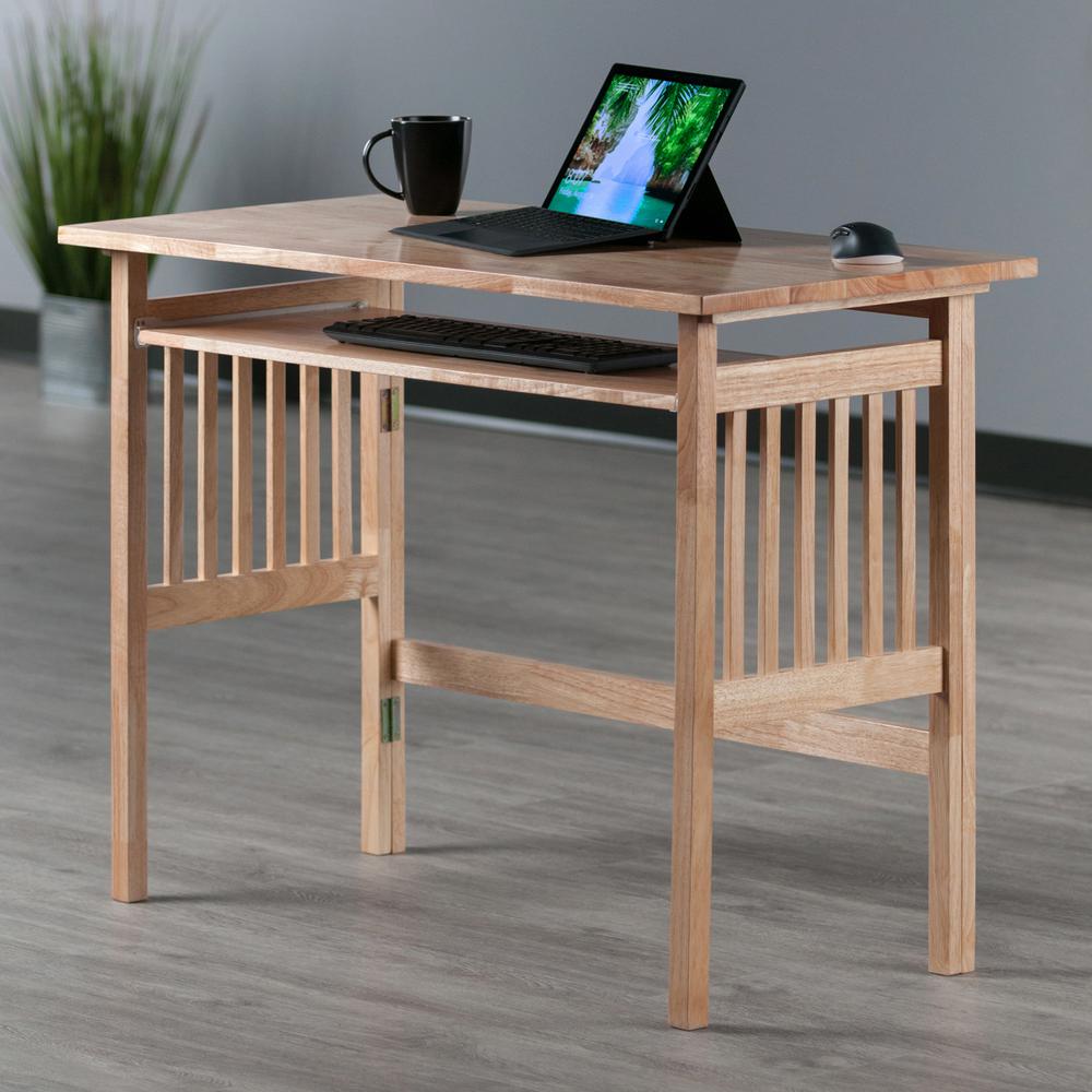 Computer Desk with computer key board