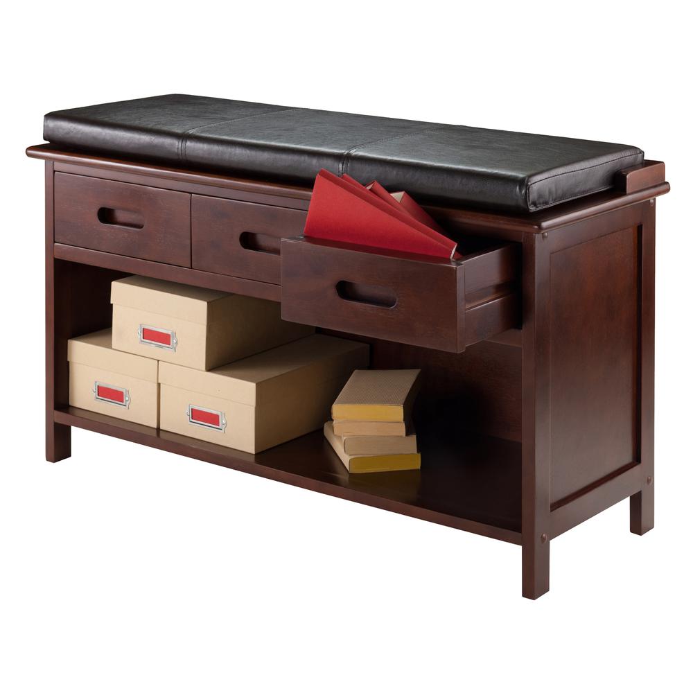 Adriana 2-Pc Storage Bench with Cushion Seat