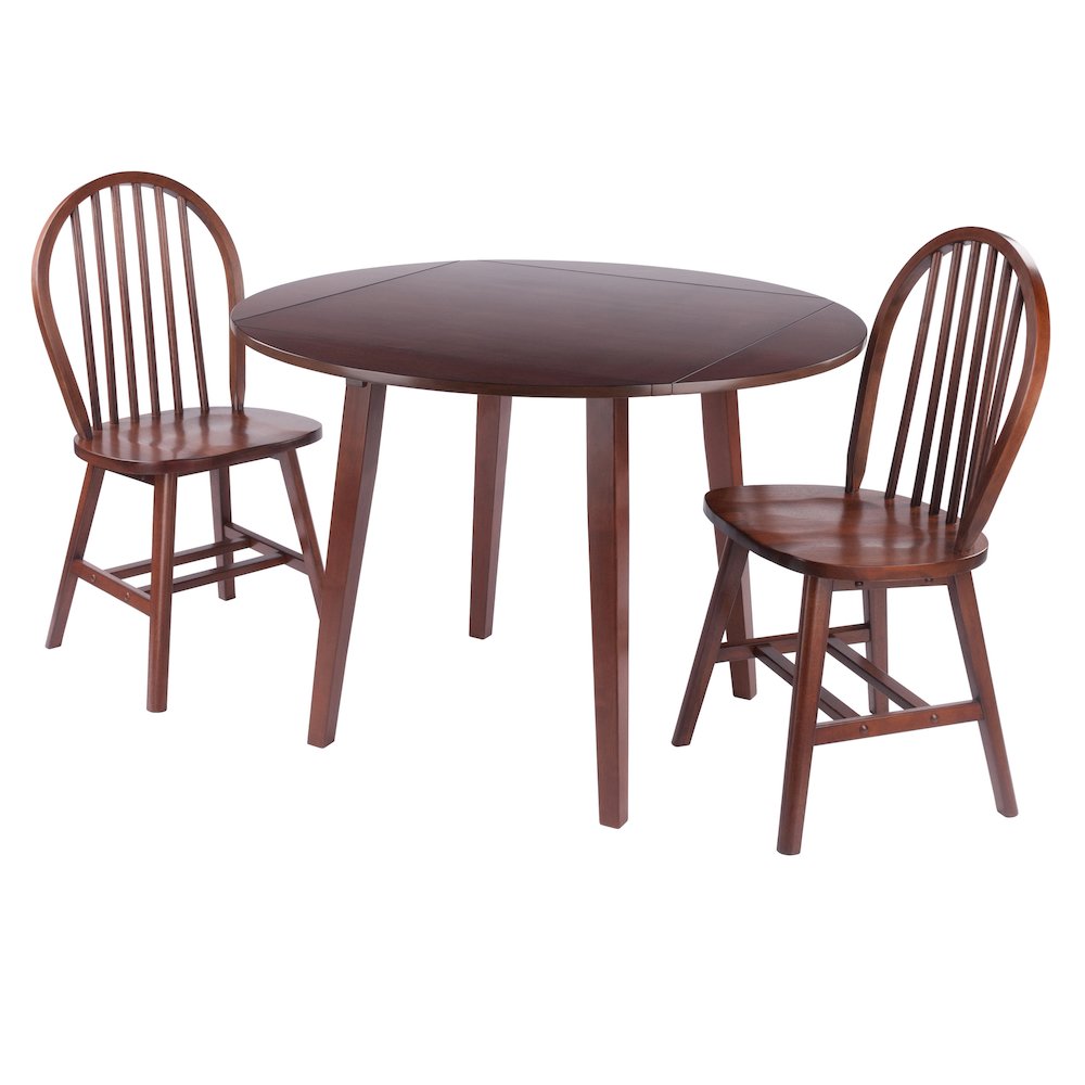 Dawson 3-Pc Drop Leaf Table with Windsor Chairs