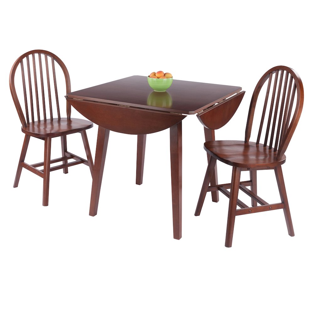 Dawson 3-Pc Drop Leaf Table with Windsor Chairs