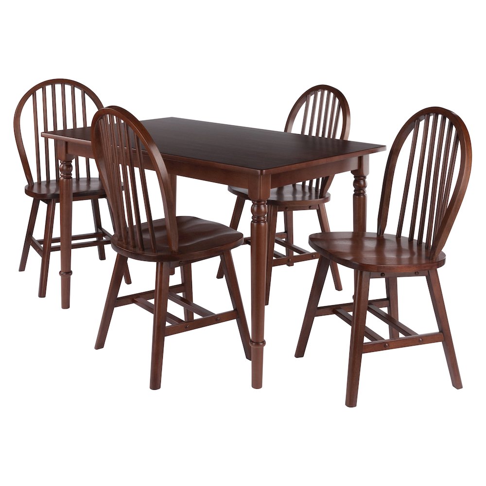 Ravenna 5-Pc Dining Table with Windsor Chairs