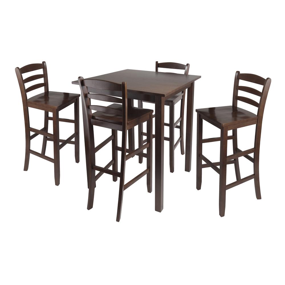 Parkland 5pc High Table with 29″ Ladder Back Stools