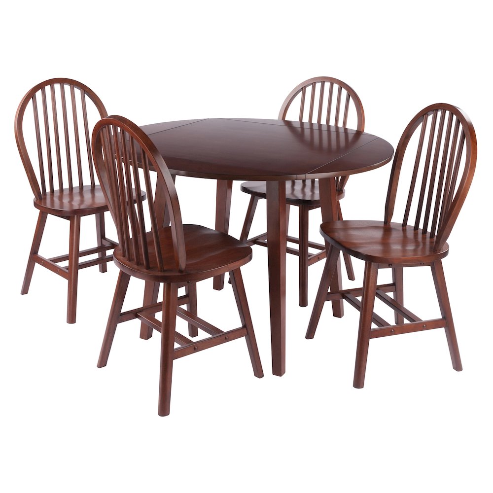 Dawson 5-Pc Drop Leaf Table with Windsor Chairs