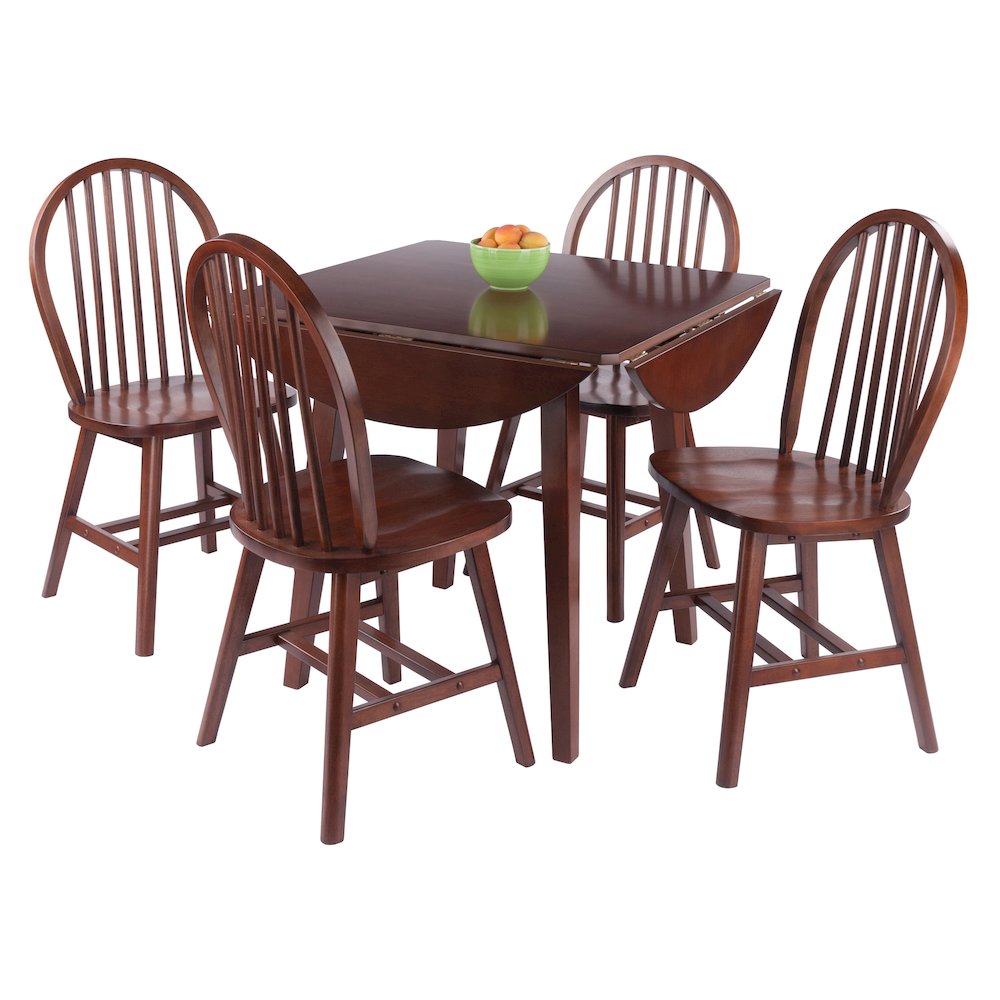 Dawson 5-Pc Drop Leaf Table with Windsor Chairs