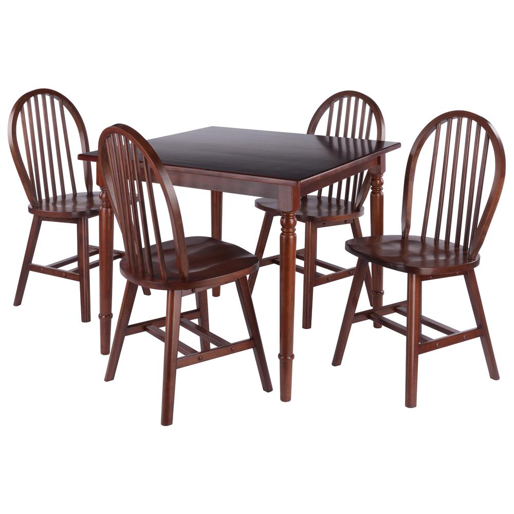 Mornay 5-Pc Dining Table with Windsor Chairs