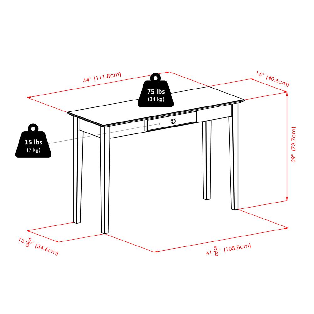 Rochester Console Table with one Drawer