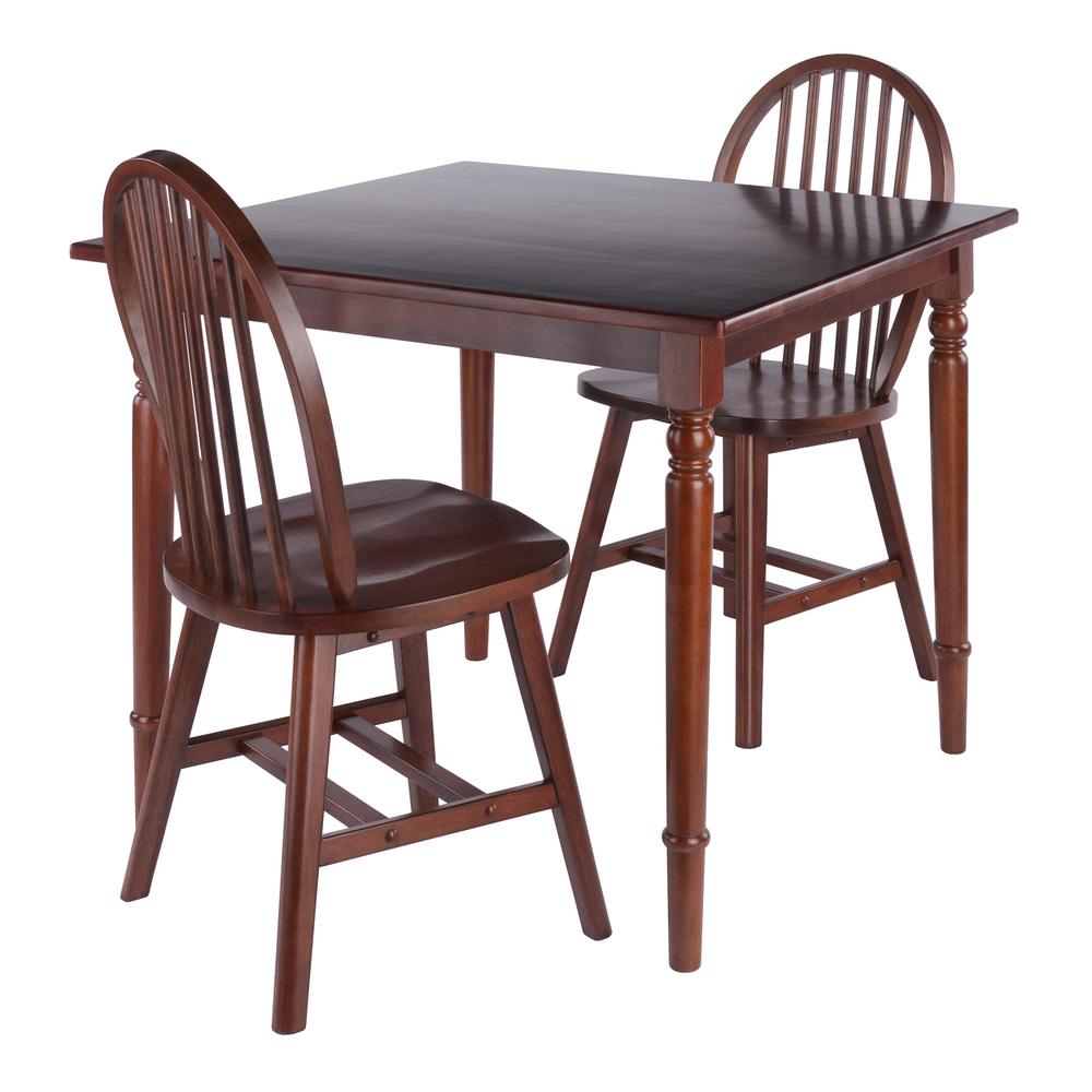 Mornay 3-Pc Dining Table with Windsor Chairs