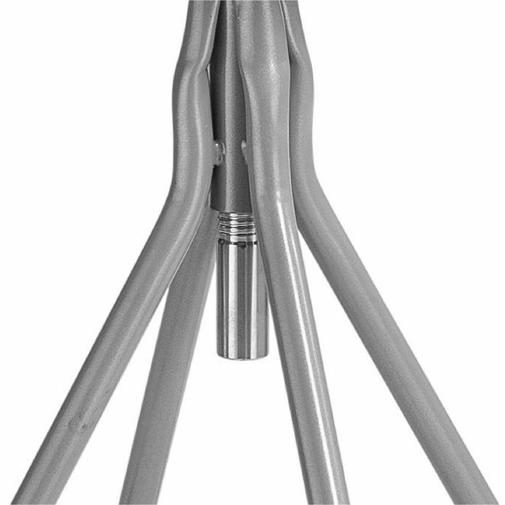 National Public Seating 6500 Series Heavy-Duty Swivel Stools – Gray Seat Color – Vinyl Seat Material – Gray Frame Color – Steel Frame Material – Four-legged Base – Gray – Metal – 1 Each