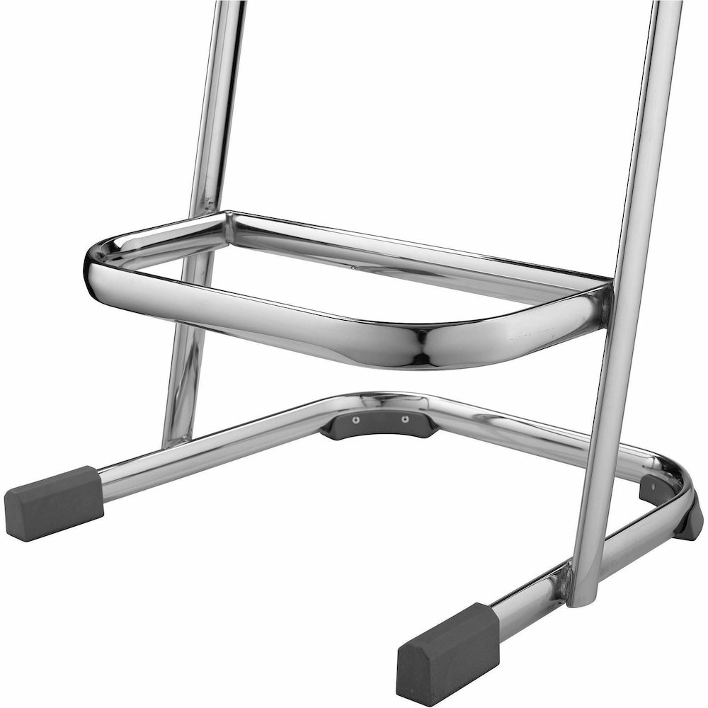 National Public Seating 6600 Series Elephant Z-Stool – Black Seat Color – Polypropylene Seat Material – Chrome Frame Color – Steel Frame Material – Sled