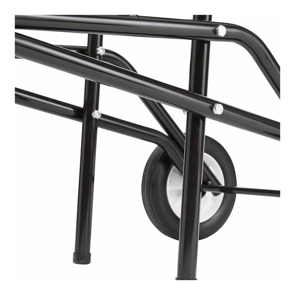 National Public Seating Dolly – 1375 lb Load Capacity – 2 Casters – Tubular Steel – Brown Steel Frame – Brown – 1 Each