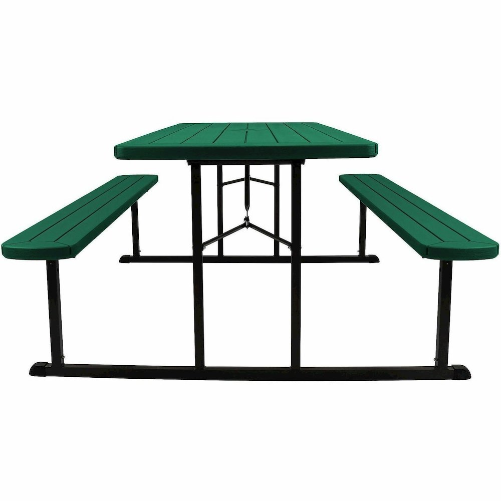 Wood Grain Top – 8 Seating Capacity – 1800 lb Capacity x 32″ Table Top Depth x 1.60″ Table Top Thickness – 29.50″ Height x 72″ Width x
