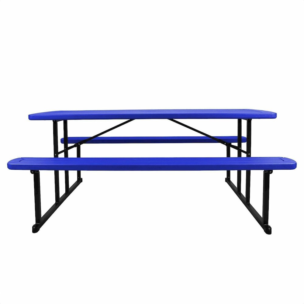 Wood Grain Top – 8 Seating Capacity – 1800 lb Capacity x 32″ Table Top Depth x 1.60″ Table Top Thickness – 29.50″ Height x 72″ Width x 5