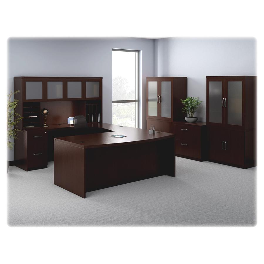 Mayline Aberdeen Series Horizontal Paper Organizer – 15″ x 11.8″ x 20.3″ – Fluted Edge – Material: Particleboard – Finish: Laminate