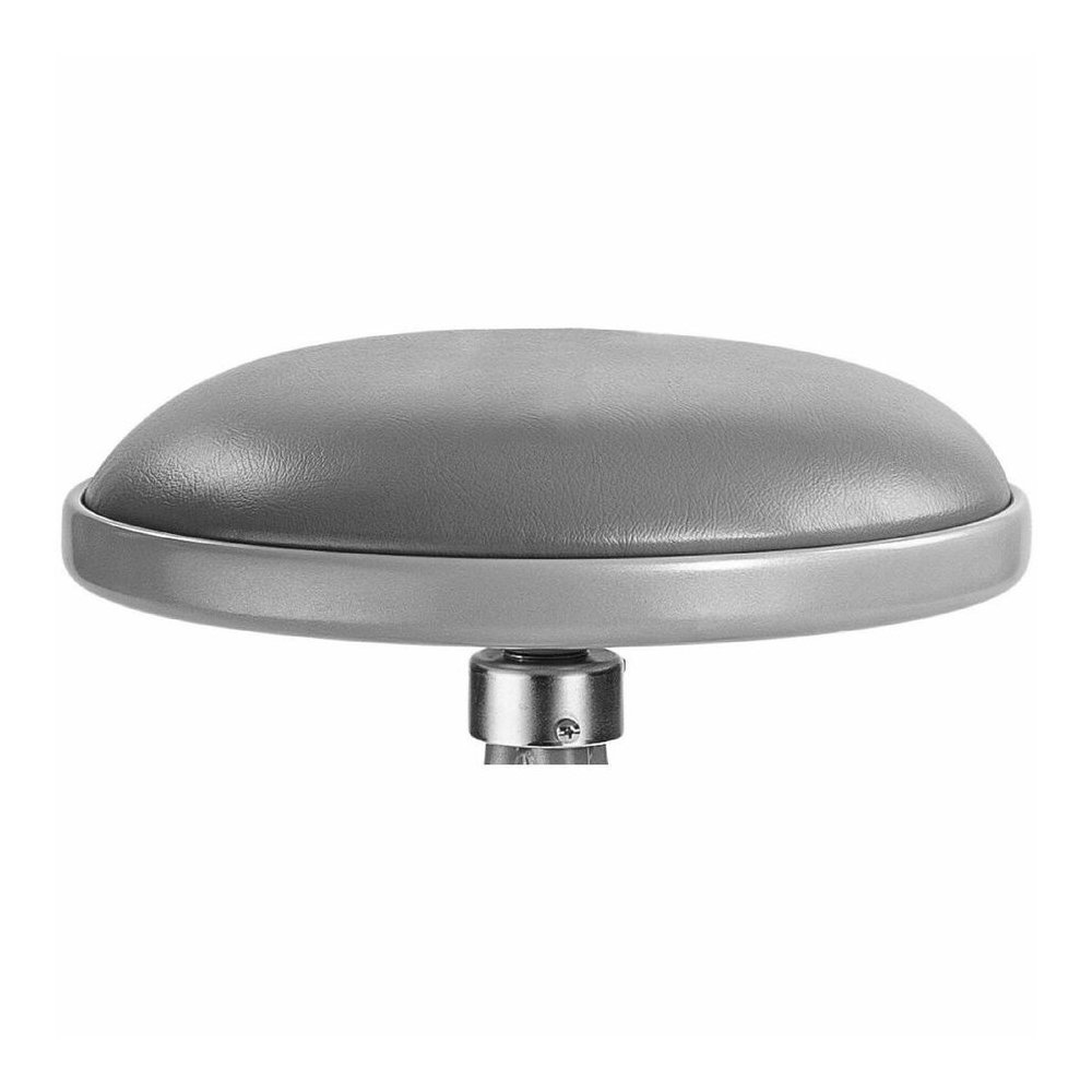 National Public Seating 6500 Series Heavy-Duty Swivel Stools – Gray Seat Color – Vinyl Seat Material – Gray Frame Color – Steel Frame Material – Four-legged Base – Gray – Metal – 1 Each