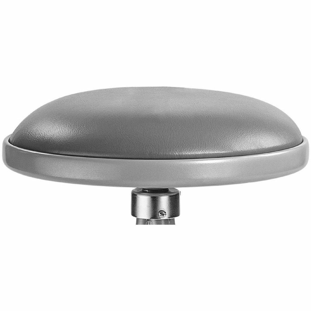 National Public Seating 6500 Series Heavy-Duty Swivel Stools – Gray Seat Color – Vinyl Seat Material – Gray Frame Color – Steel Frame Material – Four-legged Base – Gray – Metal – 1 Each