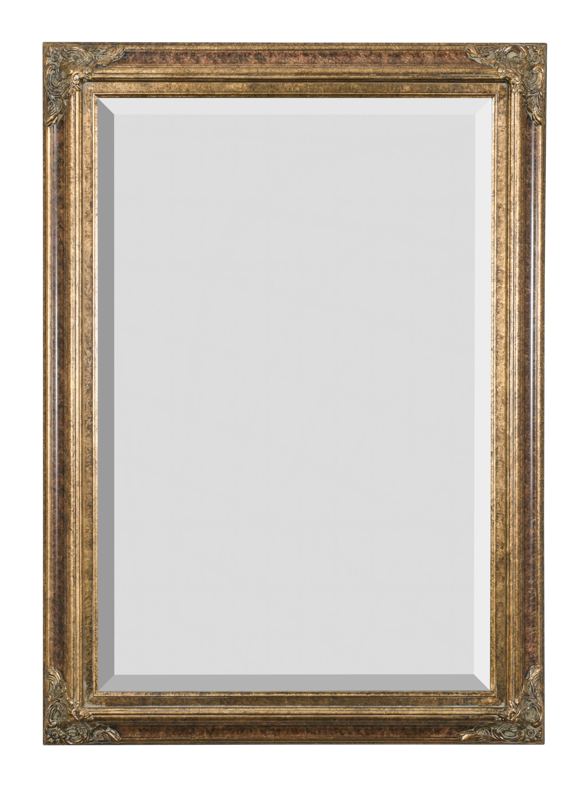 Mini Grand Victorian Mirror 24×36 Burl Marble Gold
