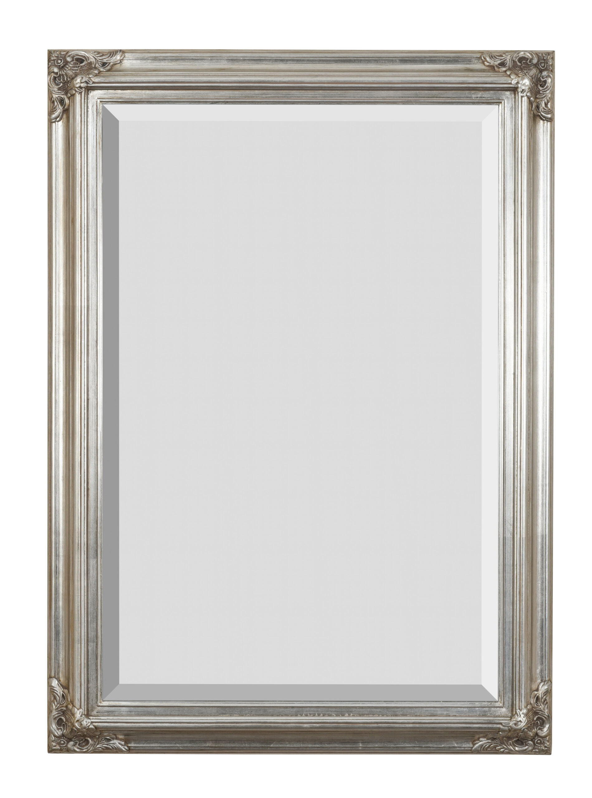 Mini Grand Victorian Mirror 24×36 Silver